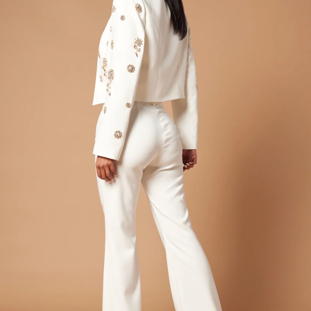 Embellished 3 Piece Pant Set - Picture 4 of 4